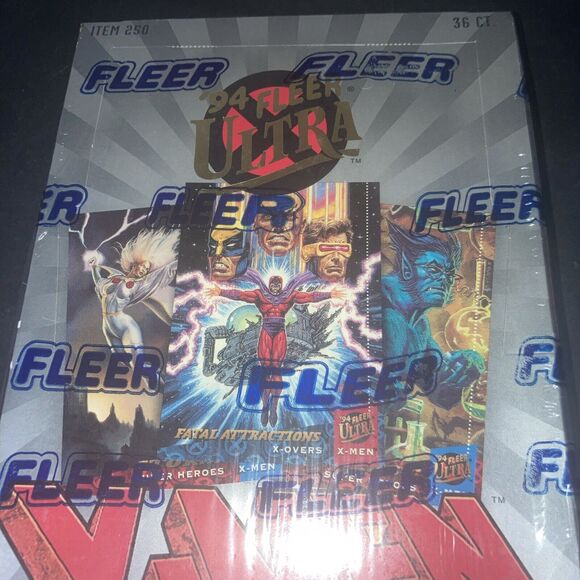 1994 FLEER MARVEL ULTRA X-MEN TRADING CARDS HOBBY BOX NEW SEALED - Picture 2 of 6